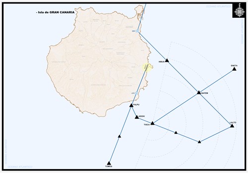 [New ENAIRE approach control operation in Gran Canaria].