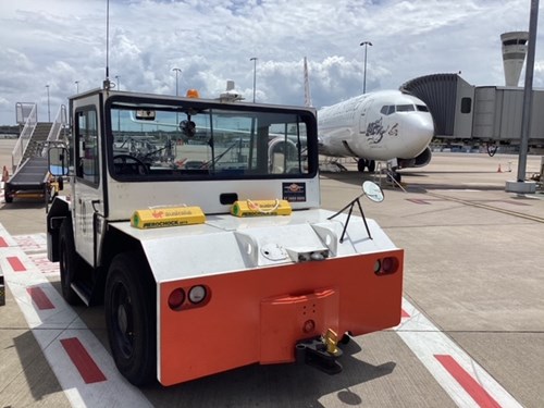 The ERA-designed SQUID, self-contained vehicle tracking unit, improves airport safety by continuously broadcasting the exact position of all ground vehicles, including tugs, follow-me cars and fire and rescue vehicles. 