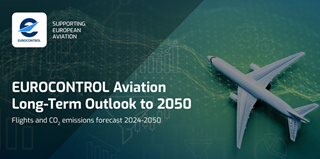 EUROCONTROL Aviation Long Term Outlook expects aviation to reach 15.4 million flights in 2050, +39% vs. 2019 levels and shows that the pathway to net-zero by 2050 will remain challenging.