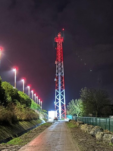 Brussels South Charleroi Airport also got its Digital Tower camera mast